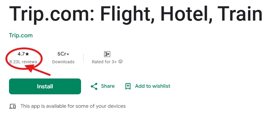 Trip Com Google Reviews: Overall Rating Overview